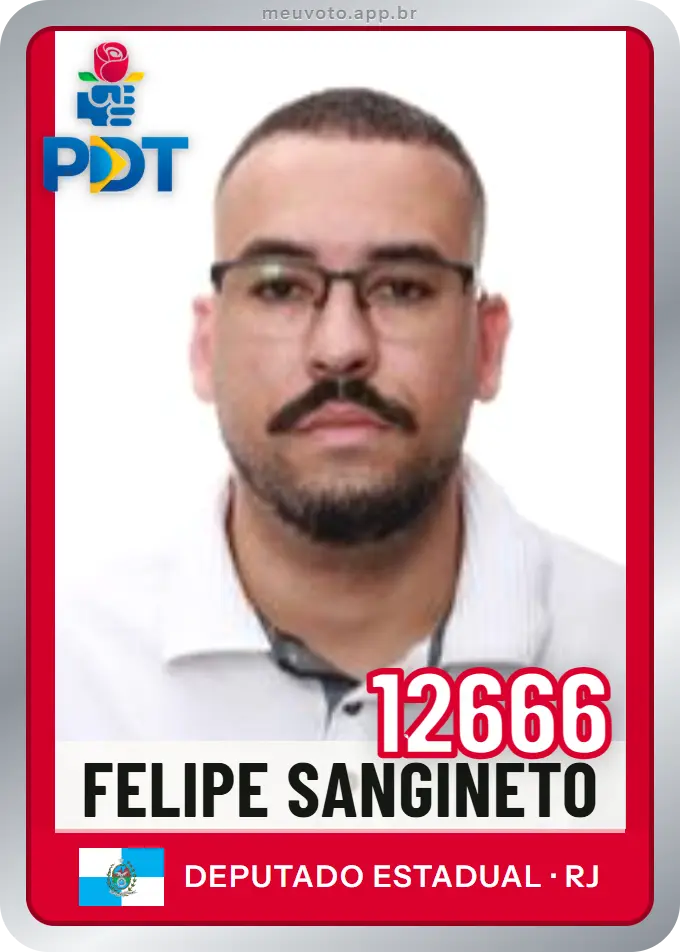 Carta de Felipe Sangineto, número 12666, PDT