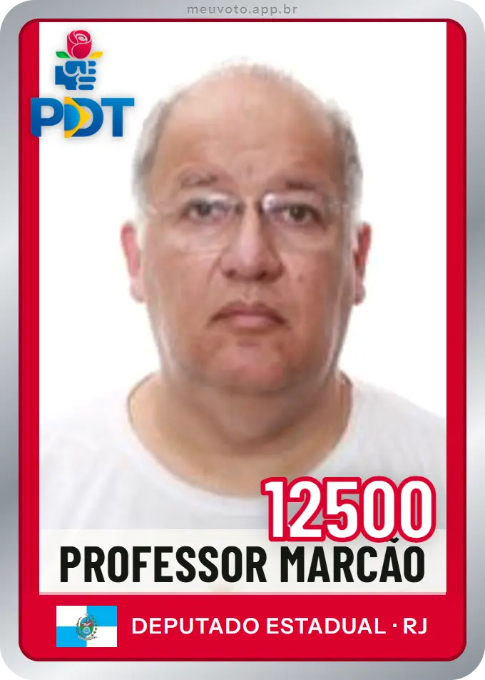 Carta de Professor Marcão, número 12500, PDT