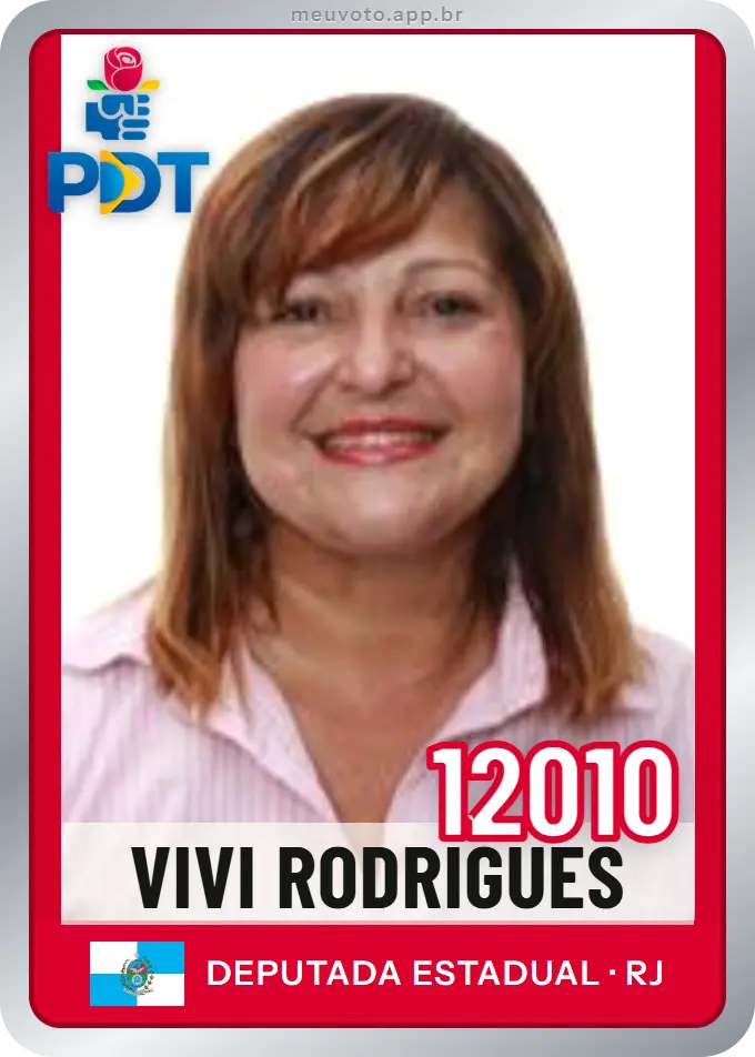 Carta de Vivi Rodrigues, número 12010, PDT