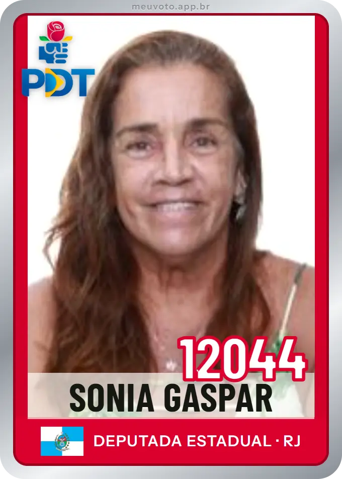 Carta de Sonia Gaspar, número 12044, PDT