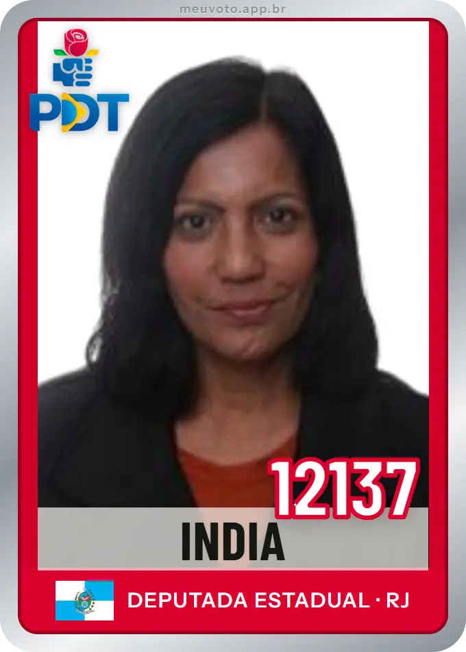 Carta de India, número 12137, PDT