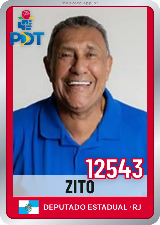 Carta de Zito, número 12543, PDT