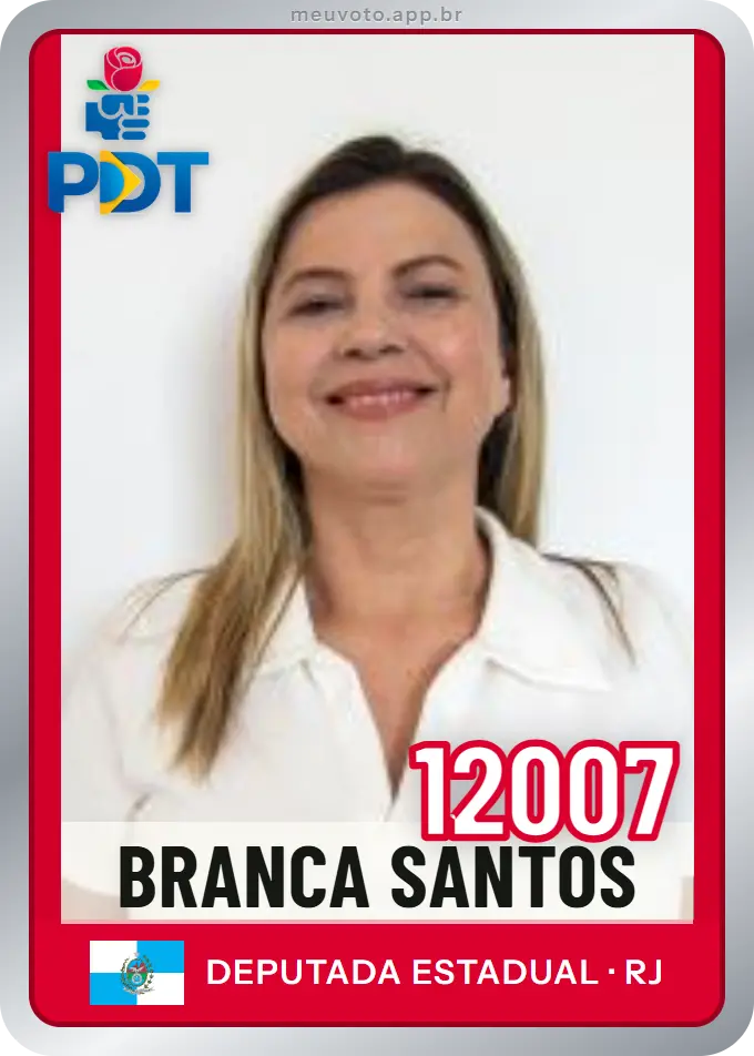 Carta de Branca Santos, número 12007, PDT