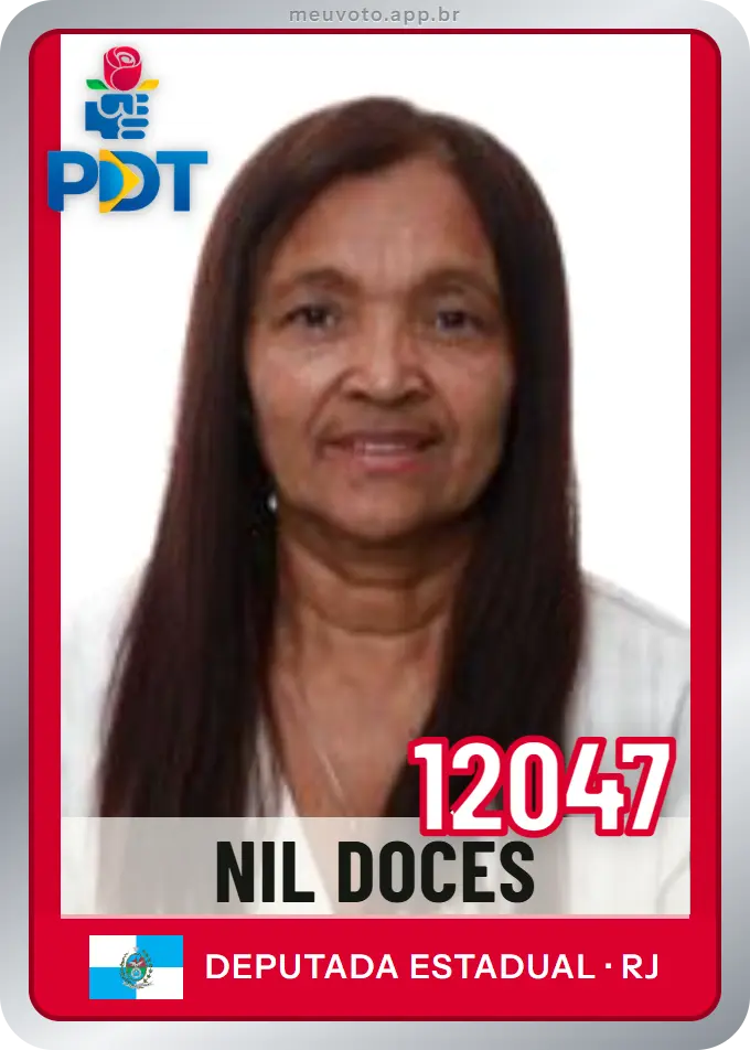 Carta de Nil Doces, número 12047, PDT