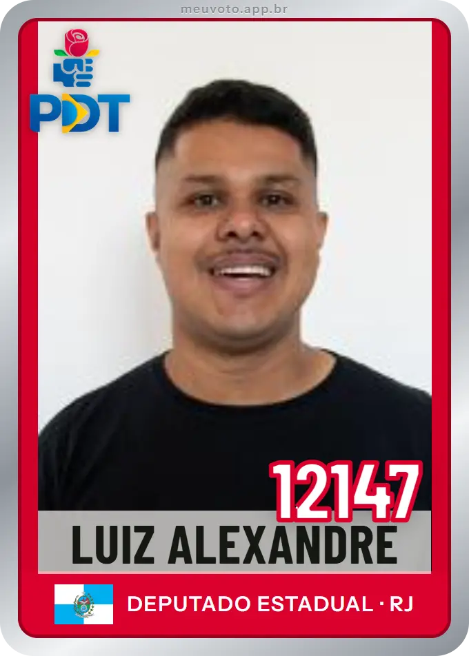 Carta de Luiz Alexandre, número 12147, PDT