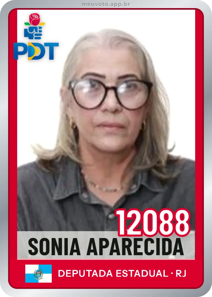 Carta de Sonia Aparecida, número 12088, PDT