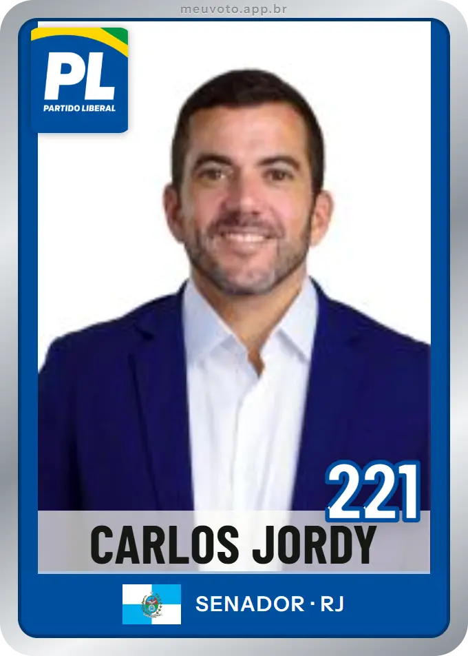 Carta de Carlos Jordy, número 221, PL