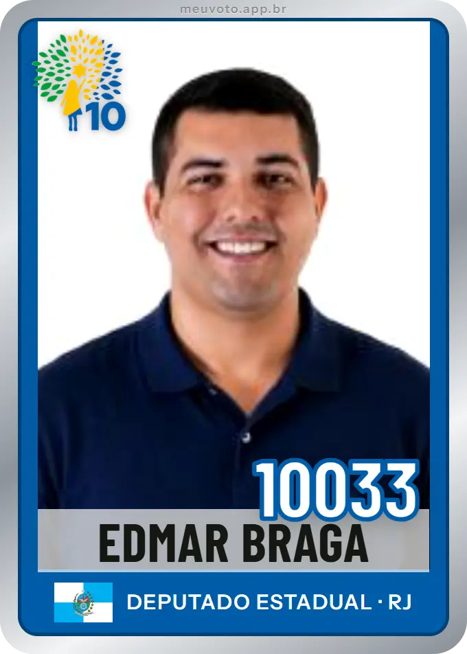 Carta de Edmar Braga, número 10033, Republicanos