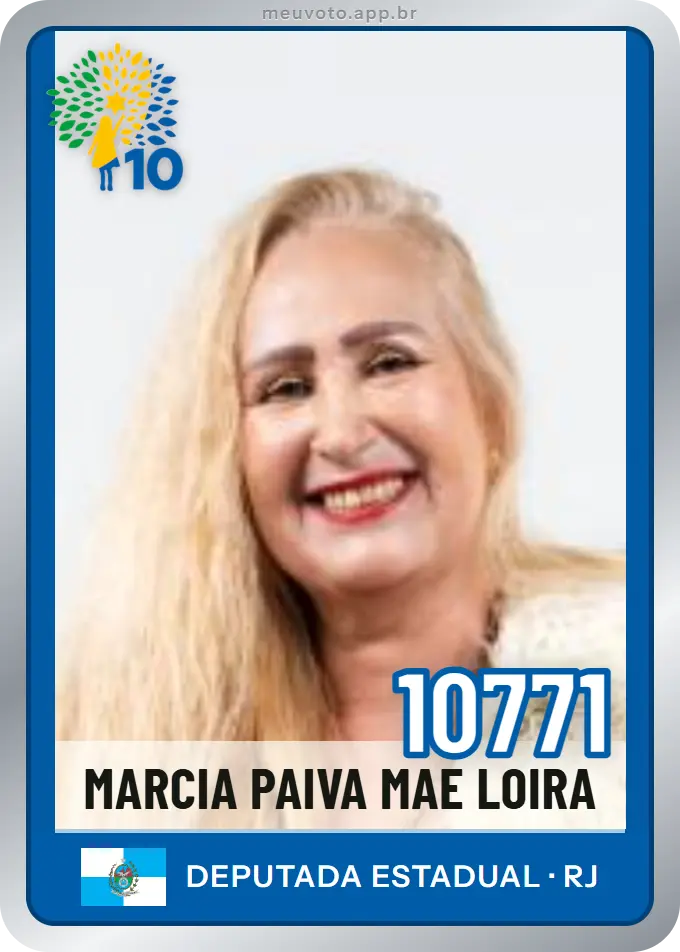 Carta de Marcia Paiva Mae Loira, número 10771, Republicanos