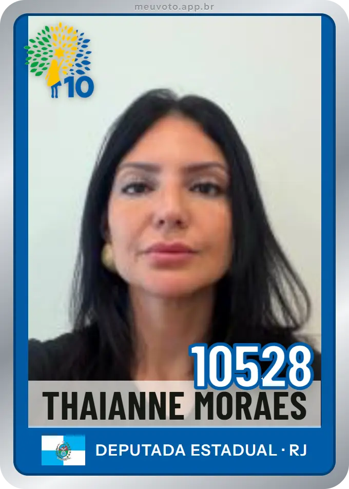 Carta de Thaianne Moraes, número 10528, Republicanos
