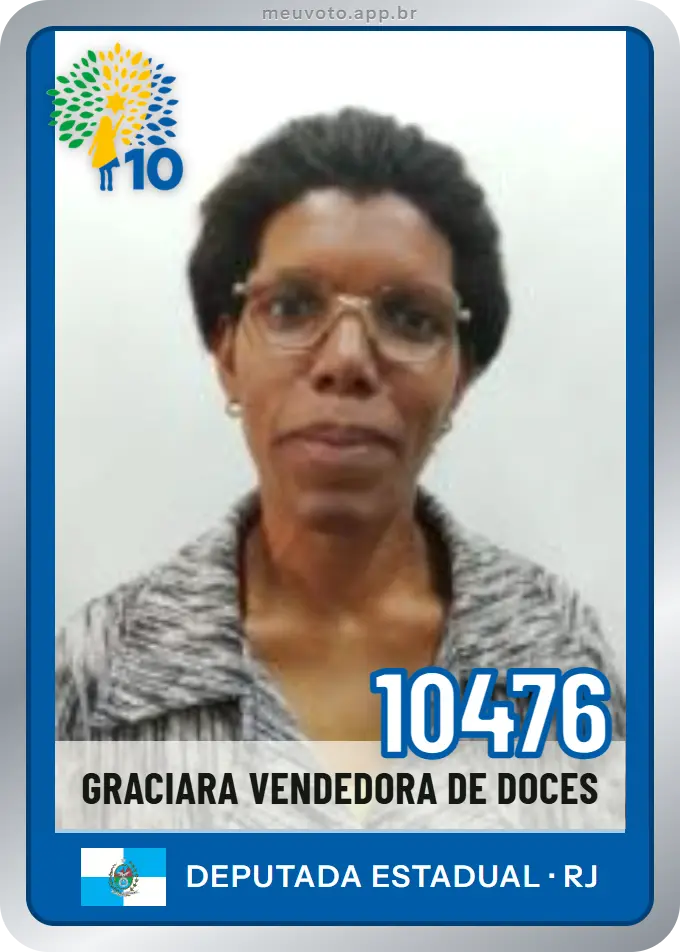 Carta de Graciara Vendedora de Doces, número 10476, Republicanos