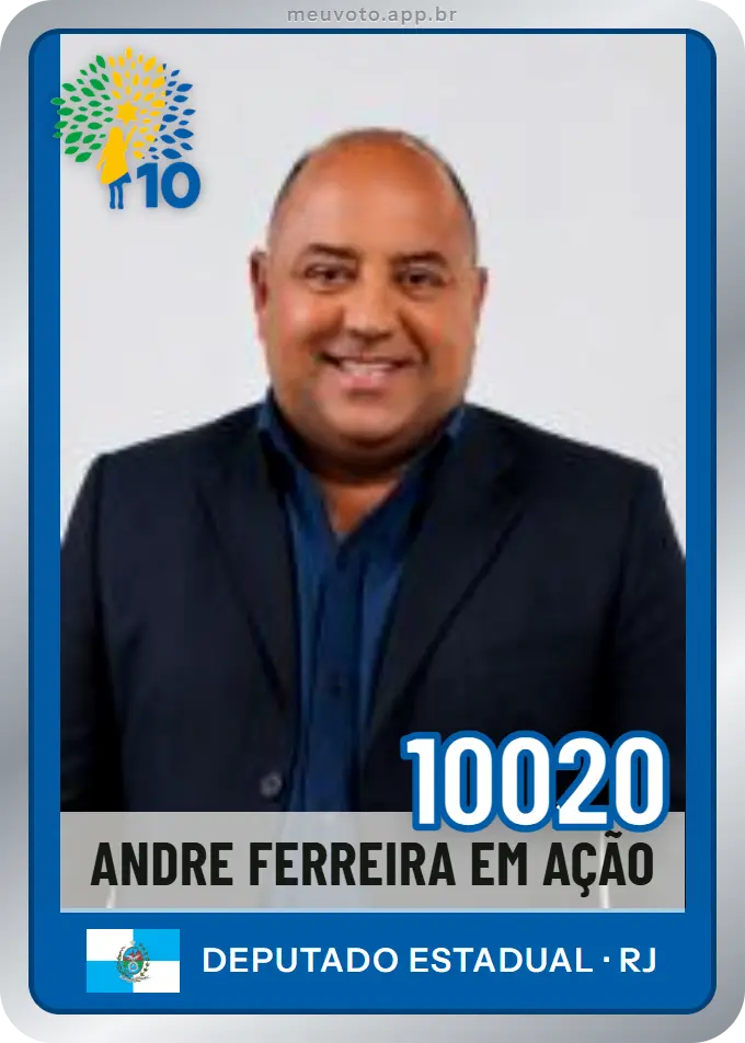 Carta de Andre Ferreira Em Ação, número 10020, Republicanos