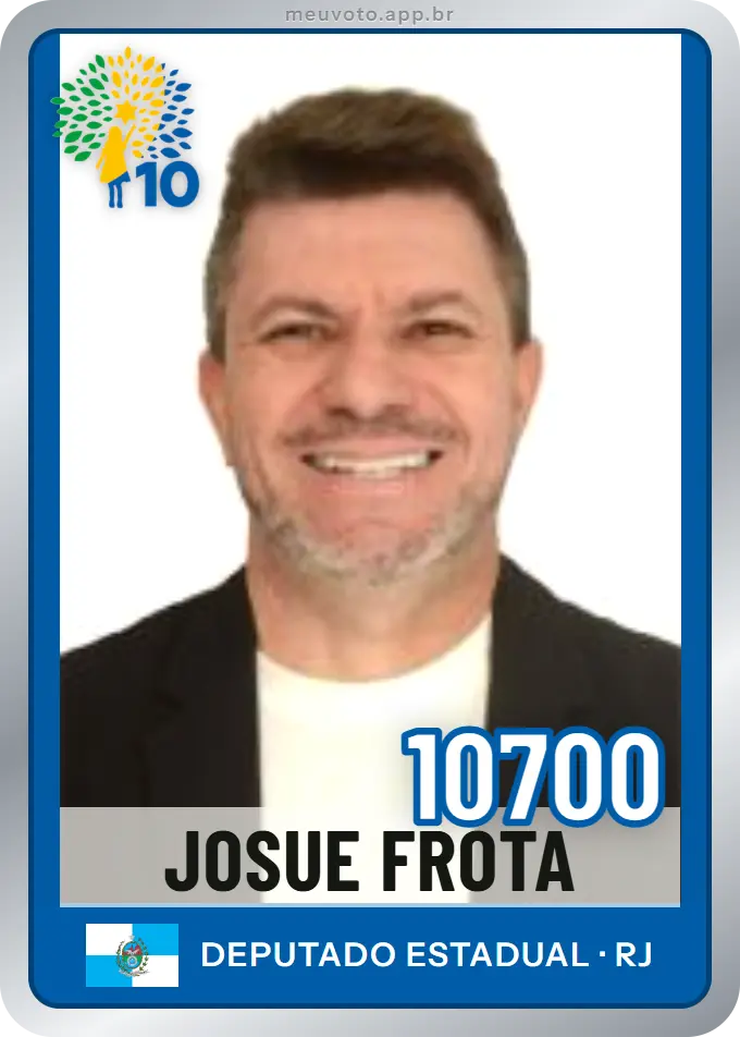 Carta de Josue Frota, número 10700, Republicanos
