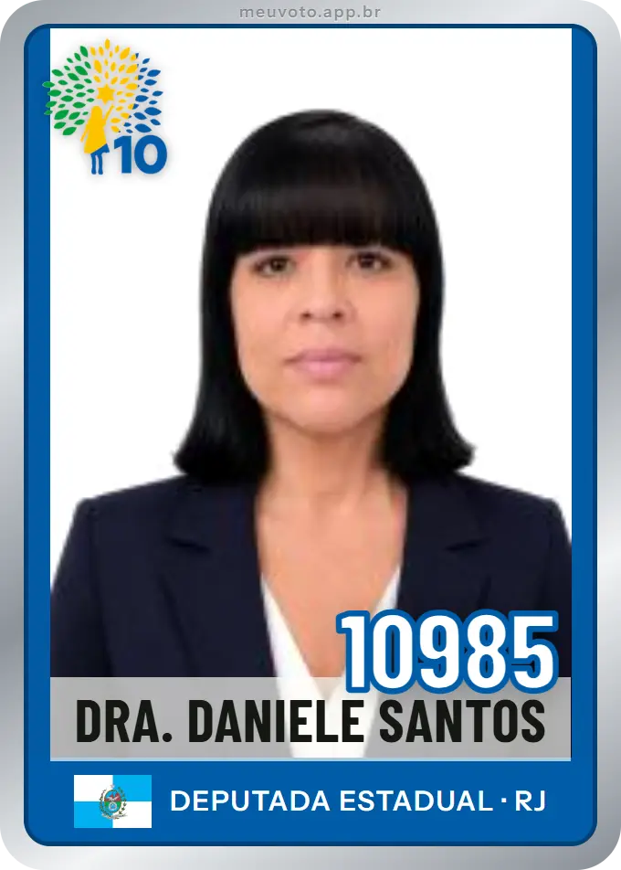Carta de Dra. Daniele Santos, número 10985, Republicanos