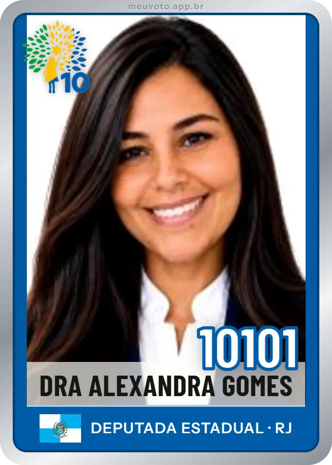 Carta de Dra Alexandra Gomes, número 10101, Republicanos