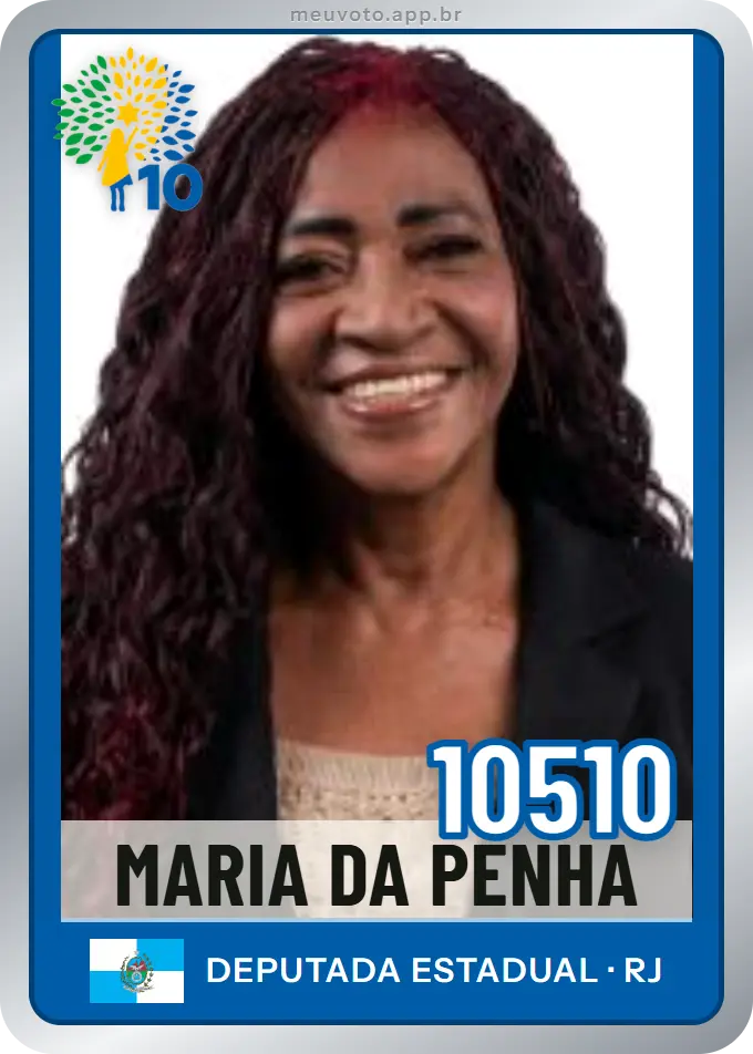 Carta de Maria da Penha, número 10510, Republicanos