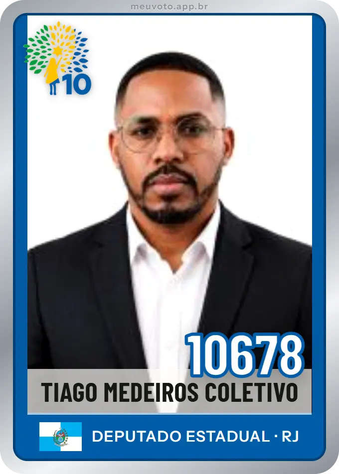 Carta de Tiago Medeiros Coletivo, número 10678, Republicanos