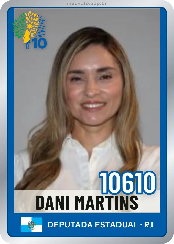 Carta de Dani Martins, número 10610, Republicanos