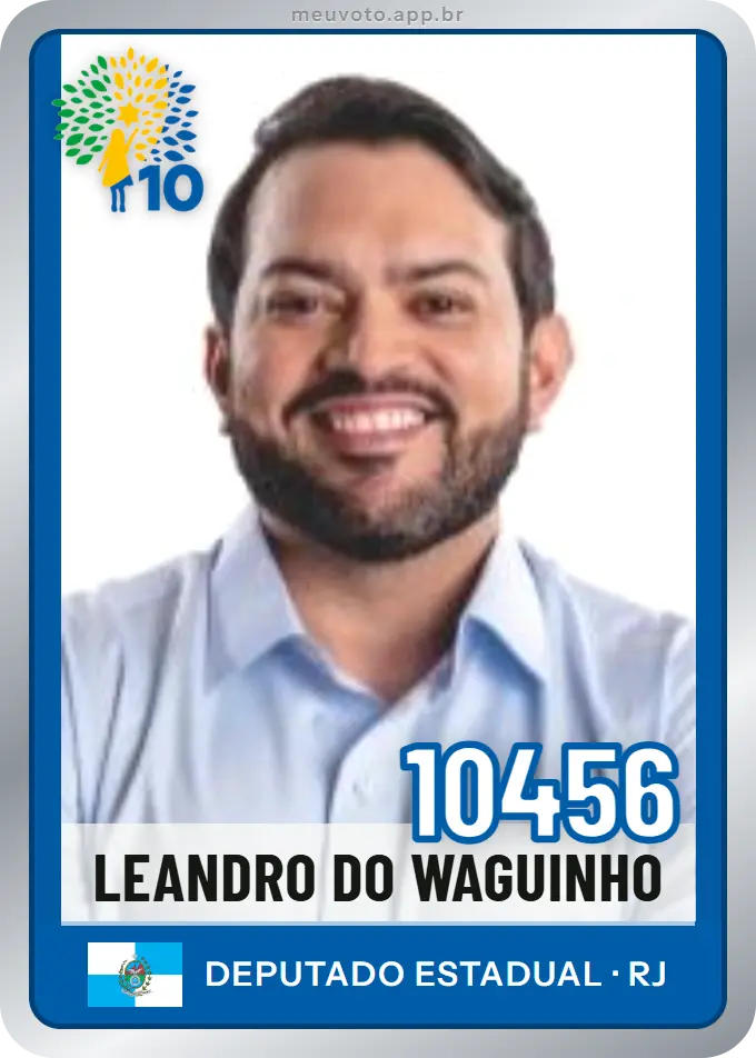 Carta de Leandro do Waguinho, número 10456, Republicanos