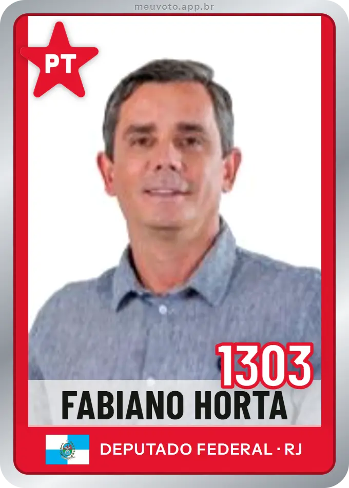 Carta de Fabiano Horta, número 1303, PT