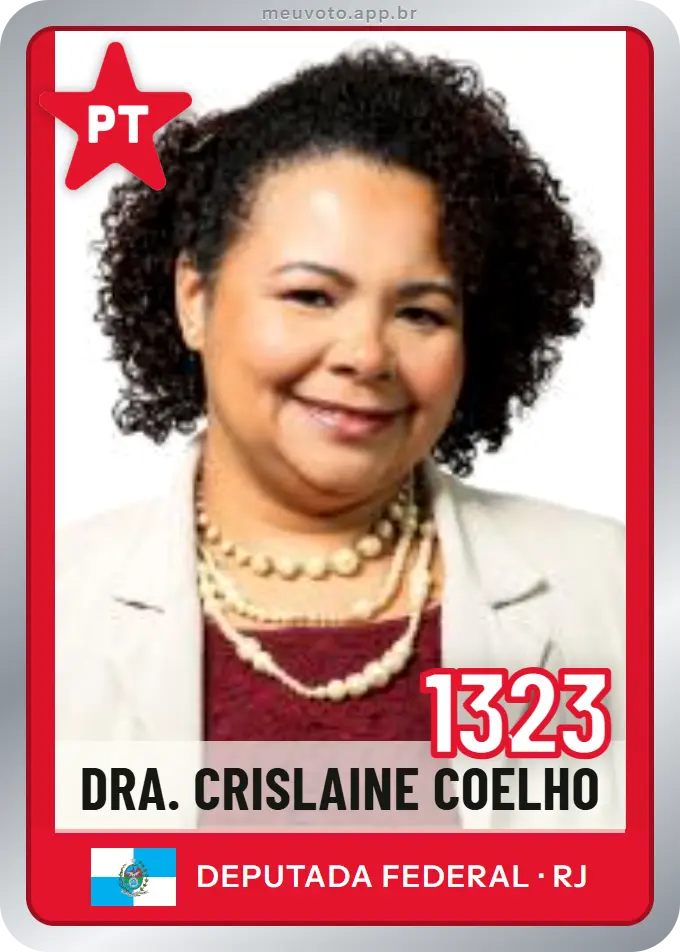 Carta de Dra. Crislaine Coelho, número 1323, PT