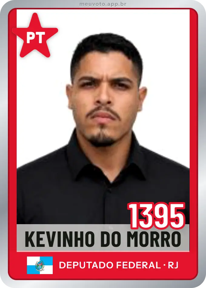 Carta de Kevinho do Morro, número 1395, PT