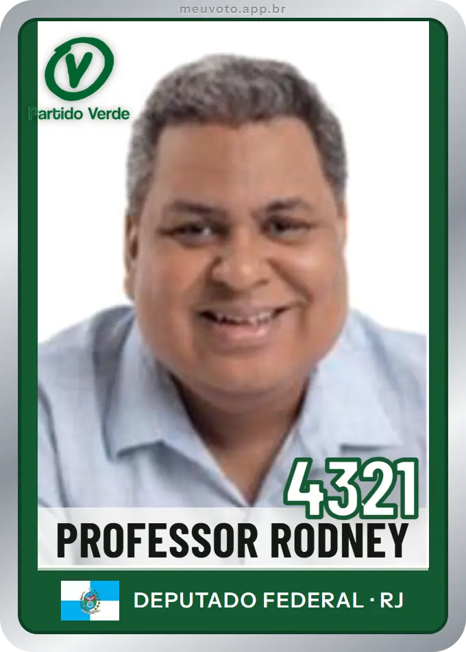 Carta de Professor Rodney, número 4321, PV