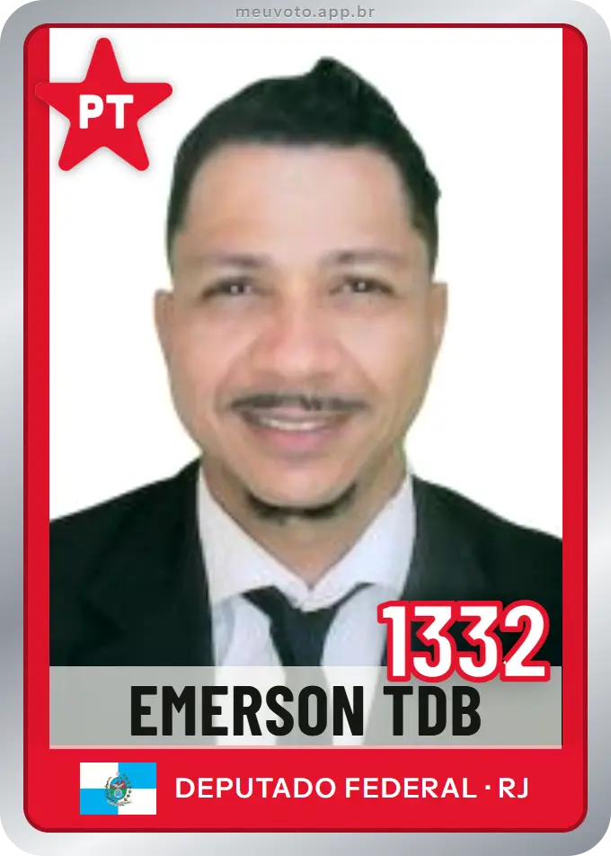 Carta de Emerson Tdb, número 1332, PT