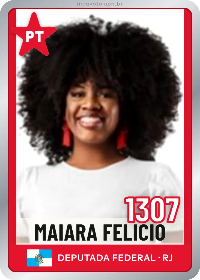 Carta de Maiara Felicio, número 1307, PT