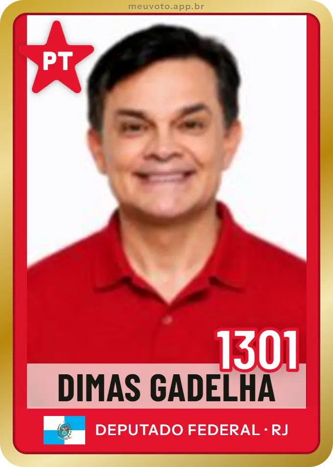 Carta de Dimas Gadelha, número 1301, PT