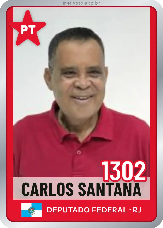 Carta de Carlos Santana, número 1302, PT