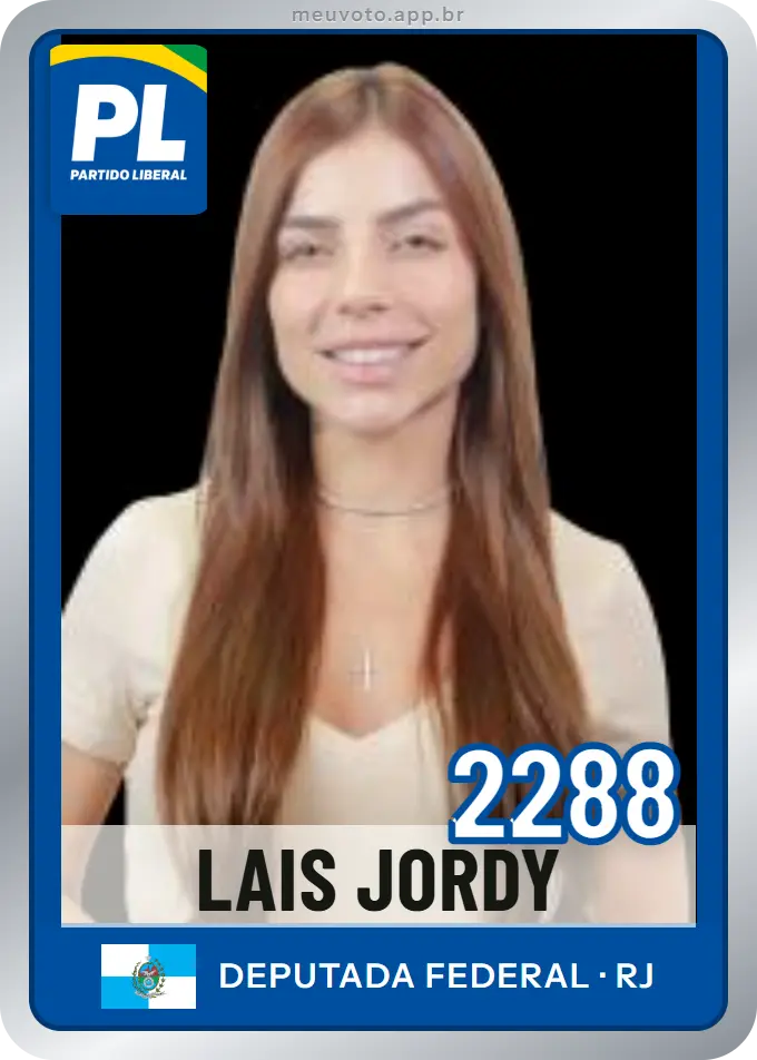 Carta de Lais Jordy, número 2288, PL