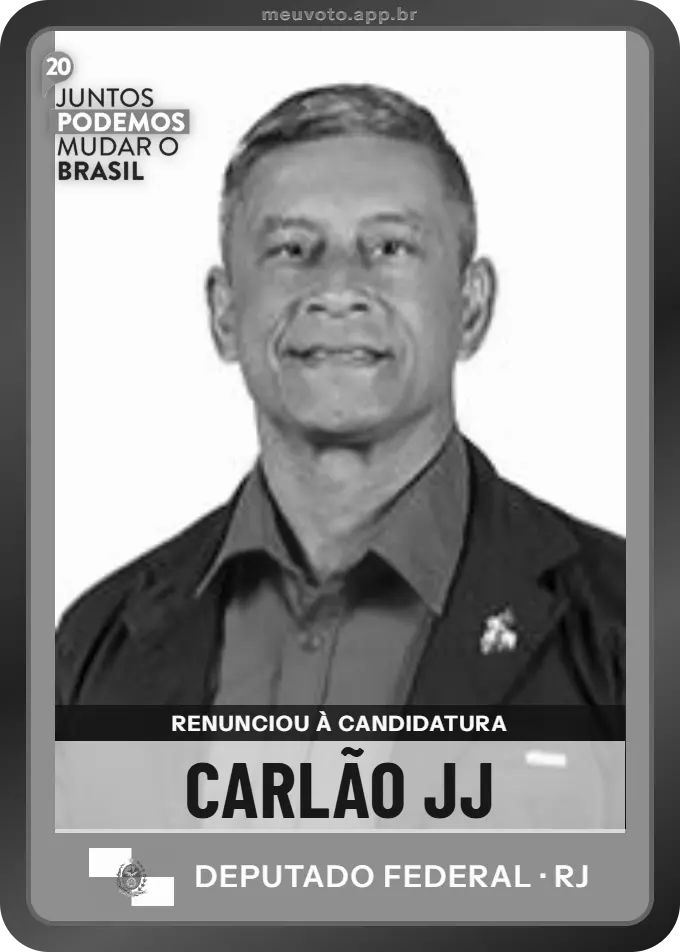 Carta de Carlão Jj, Podemos. Renunciou à candidatura e não vai à urna.