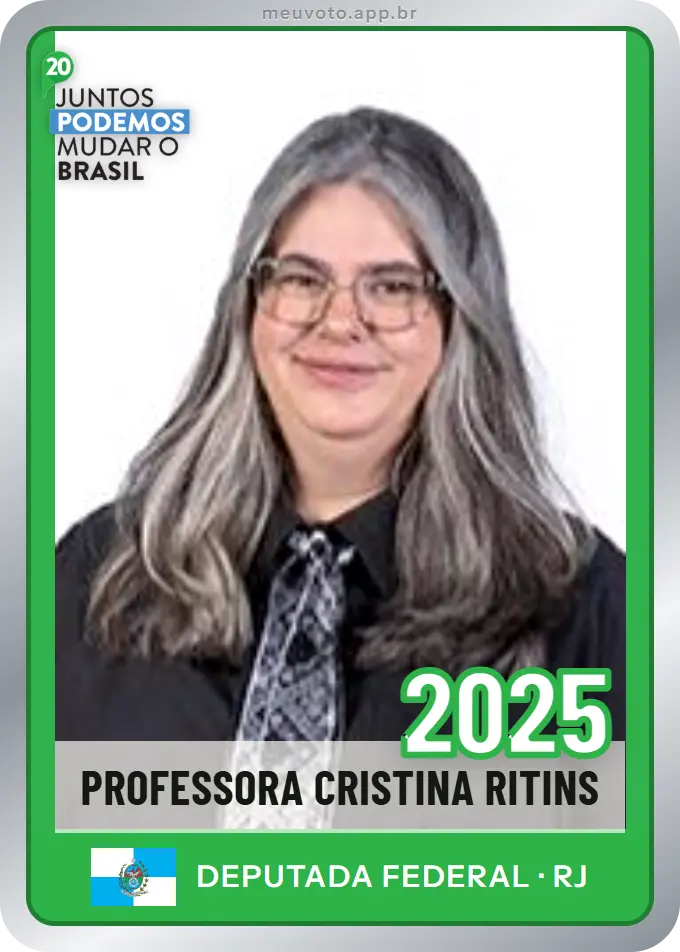 Carta de Professora Cristina Ritins, número 2025, Podemos