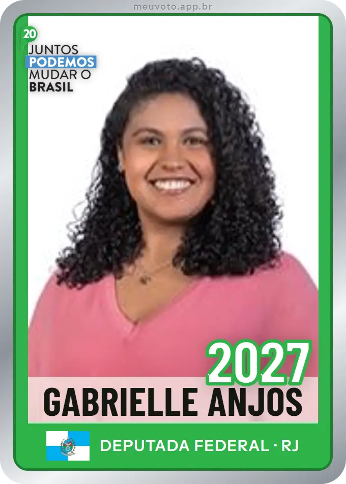 Carta de Gabrielle Anjos, número 2027, Podemos