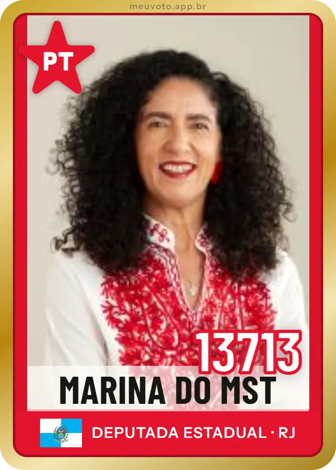 Carta de Marina do Mst, número 13713, PT