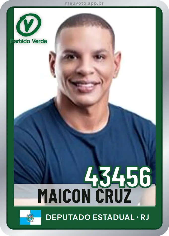 Carta de Maicon Cruz, número 43456, PV