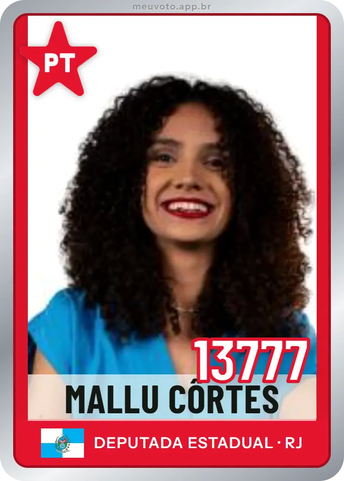 Carta de Mallu Côrtes, número 13777, PT