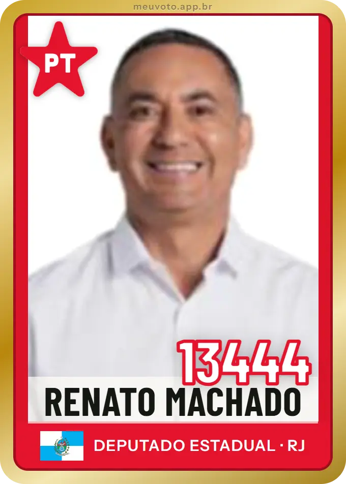 Carta de Renato Machado, número 13444, PT