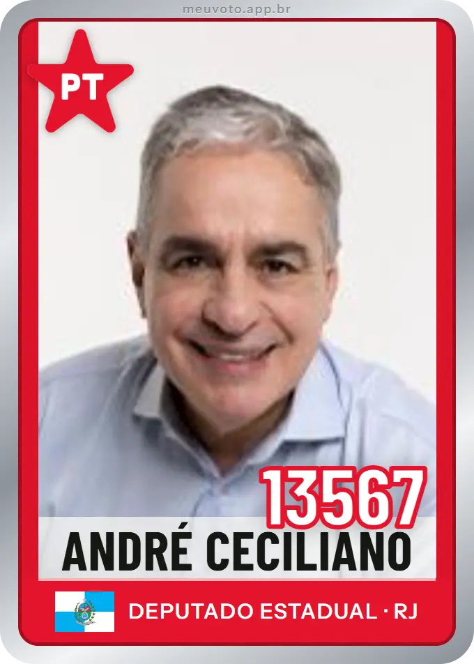 Carta de André Ceciliano, número 13567, PT