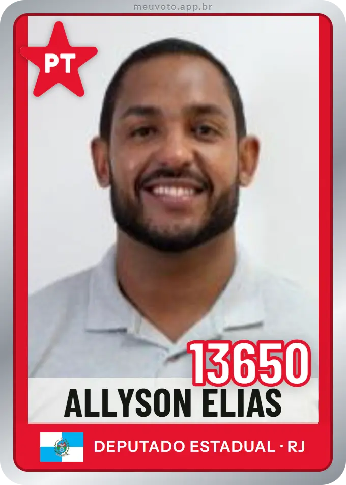 Carta de Allyson Elias, número 13650, PT