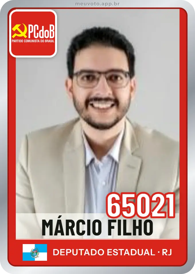 Carta de Márcio Filho, número 65021, PCdoB