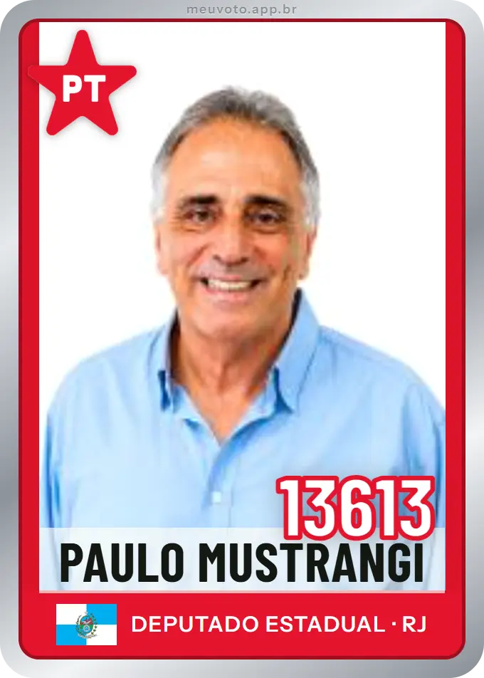 Carta de Paulo Mustrangi, número 13613, PT