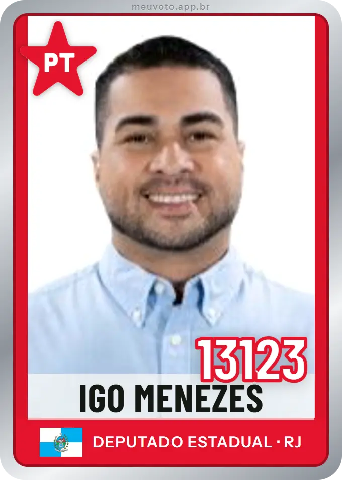 Carta de Igo Menezes, número 13123, PT