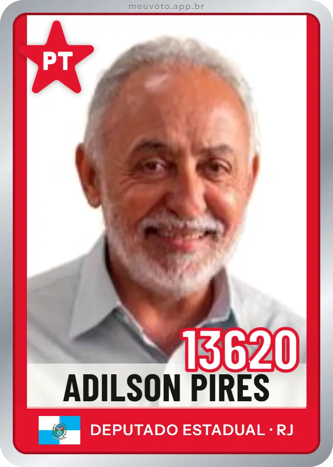 Carta de Adilson Pires, número 13620, PT