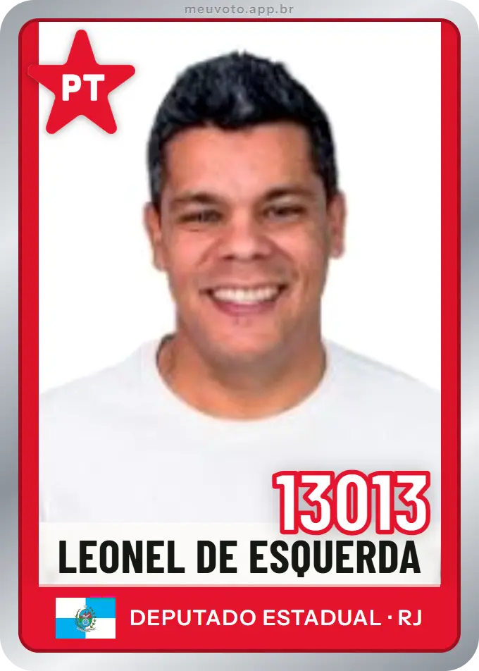 Carta de Leonel de Esquerda, número 13013, PT