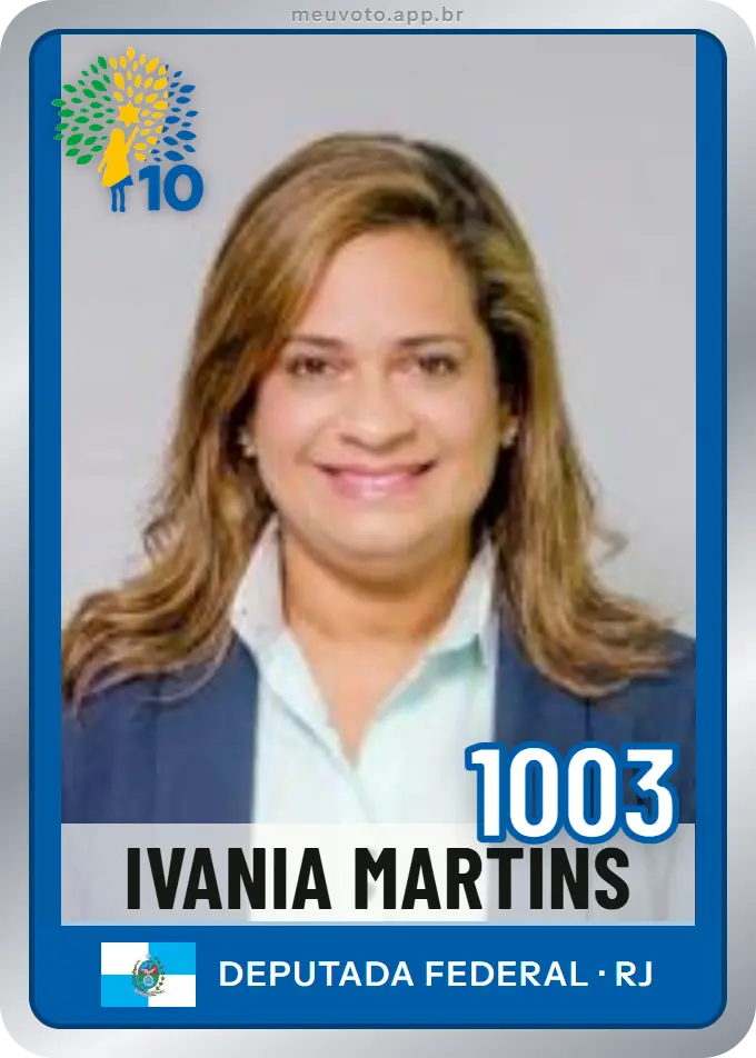 Carta de Ivania Martins, número 1003, Republicanos