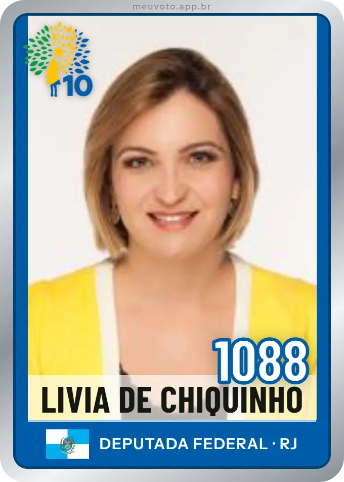 Carta de Livia de Chiquinho, número 1088, Republicanos