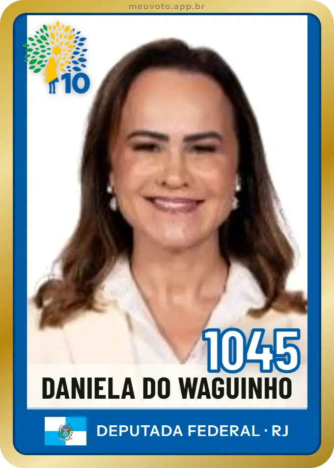 Carta de Daniela do Waguinho, número 1045, Republicanos