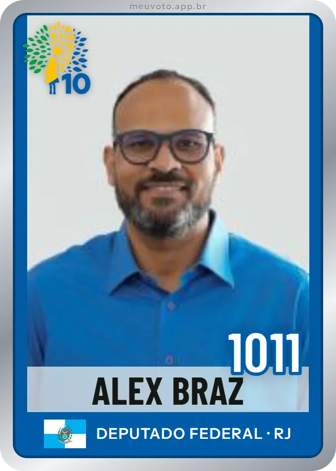 Carta de Alex Braz, número 1011, Republicanos